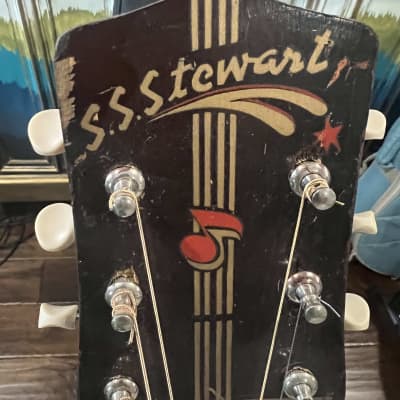 1944 S.S. Stewart 9010 Antique Acoustic Guitar image 6