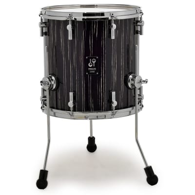 Sonor ProLite 22" Ebony White Stripes 3 Pcs. Shell Set image 5
