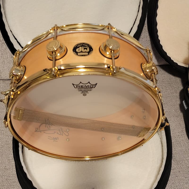 Dw solid outlet shell snare drum