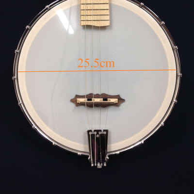 Caraya Concert Size All Maple Open-Back Banjo Ukulele,Banjolele,4-String |BJ-24| image 2