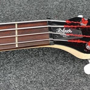 Hofner Shorty Bass Guitar Gloss Black image 6