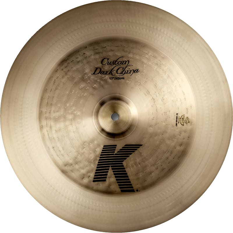 ジルジャン　カスタム　ダークチャイナ　17㌅ Zildjian 17 inch K Custom Dark Crash Cymbal | Sweetwater