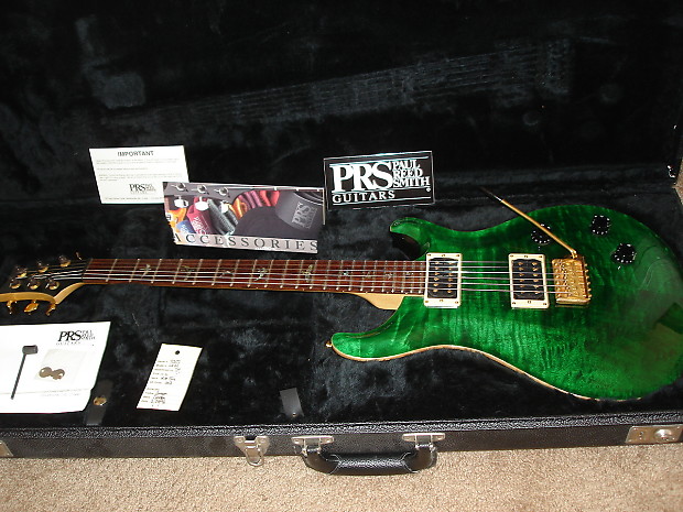 1996 PRS CE22 Emerald Green Abalone Birds Gold Hardware