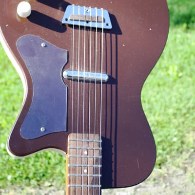 Silvertone Danelectro Guitar 1958 Copper Rootbeer Sparkle Vintage 1304 U-1 ? image 3