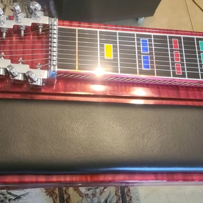 Williams SD10 Red Lacquered Curly Maple 4X5 Series 600 Pedal