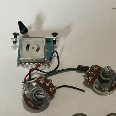 2000's Ibanez RGR421 RG Series Guitar Factory Electronics Wiring, Volume Tone Pot Jack image 4