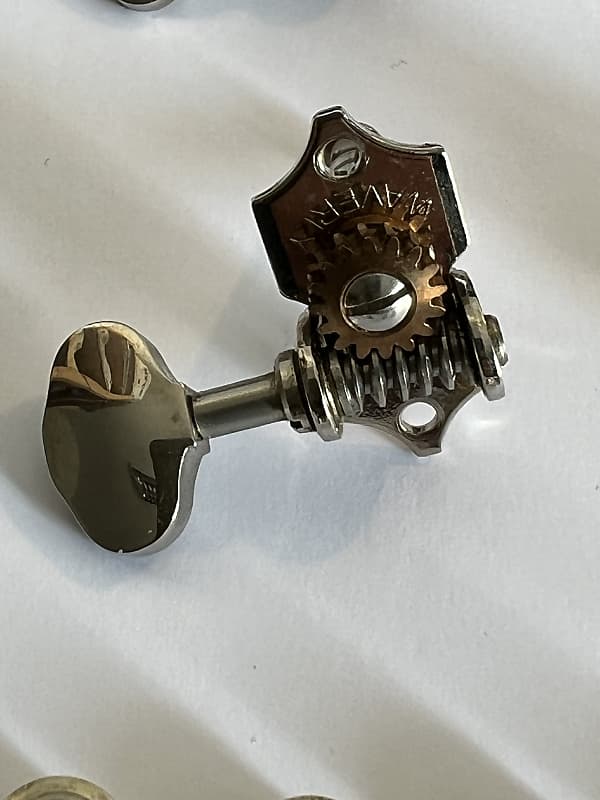 Waverly Guitar Tuners with Butterbean Knobs for Solid Pegheads image 1