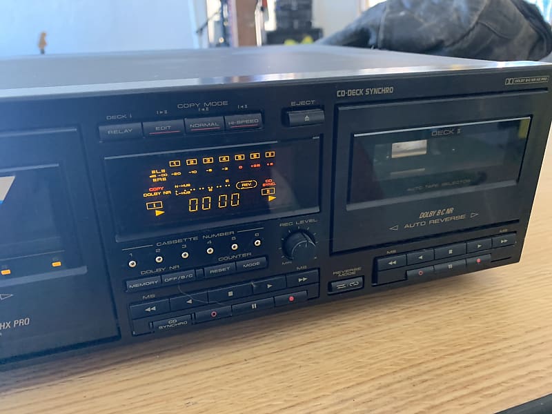 Pioneer CT-WM77R Dual Tape Deck 6-Cassette Multi Play / Dolby HX Pro P