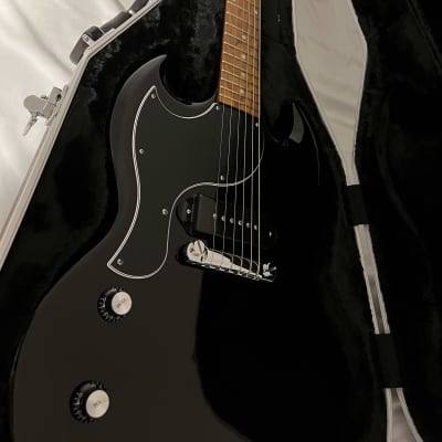 Gibson Gibson USA SG Junior 60s Ebony Lefty left handed seymour duncan antiquity P-90 hard case image 4