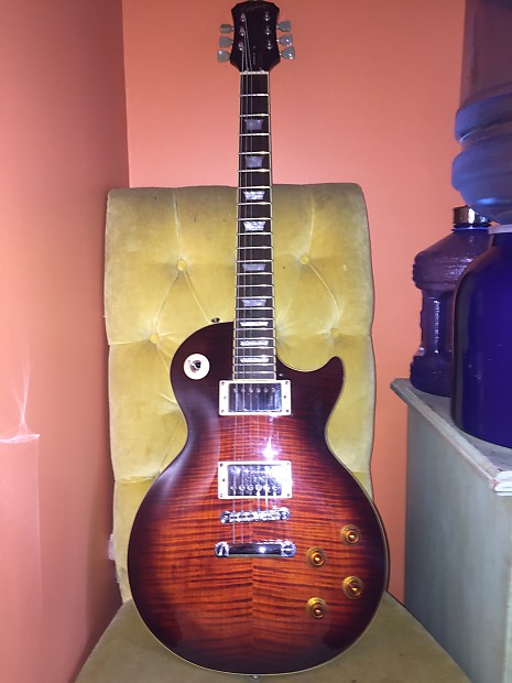 Epiphone les paul root clearance beer quilt top