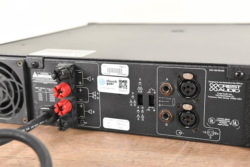 Crest Audio CA6 2-Channel Power Amplifier CG002KC | Reverb Crest Audio CA6 2-Channel Power Amplifier CG002KC | Reverb