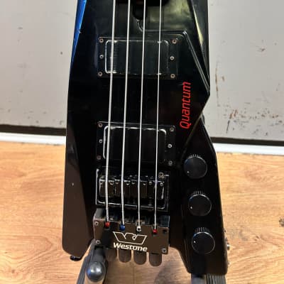 Westone Quantum X850 Black 1985 Headless Electric Bass image 3