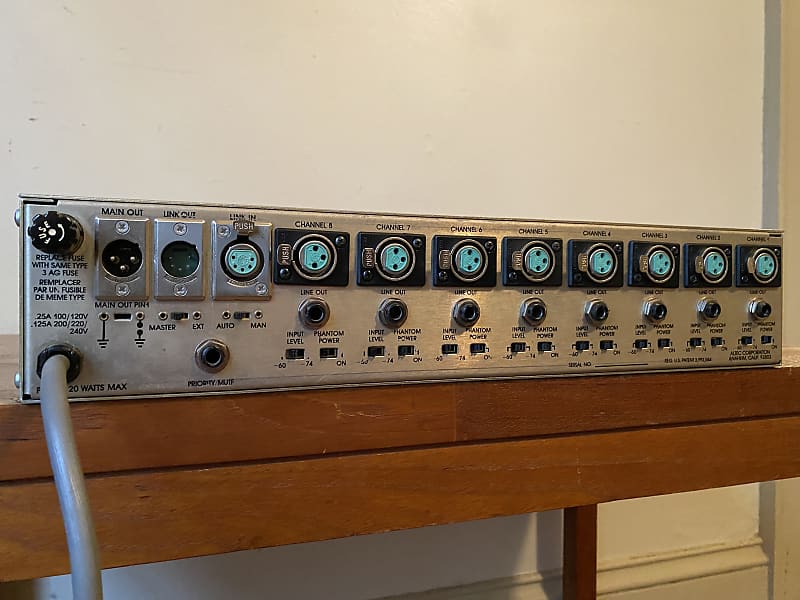 Vintage Altec 1678 8 Channel Microphone Preamp Mixer with Direct