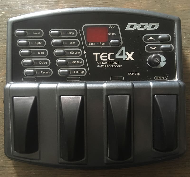 DOD Tec4 (TEC 4X) MultiEffects Pedal Reverb