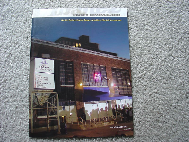 Ibanez 2004 Ibanez full line color catalog Reverb