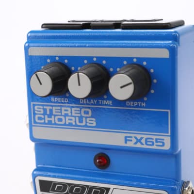 DOD FX65 Stereo Chorus Guitar Effects Pedal w/ Original Box #50321 image 9