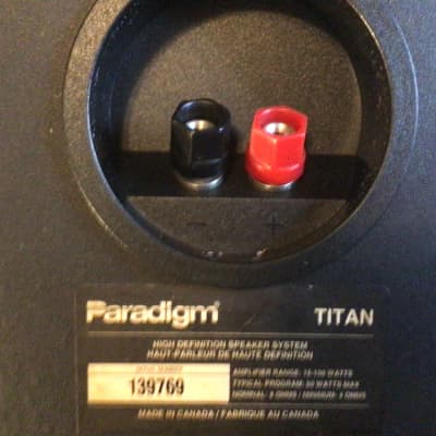 Paradigm Vintage Titan Audiophile Stereo Speakers Wood Cabinets image 8
