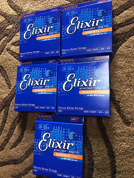 4 Total for one Price Elixir 12077 Light Heavy 10 52 Reverb