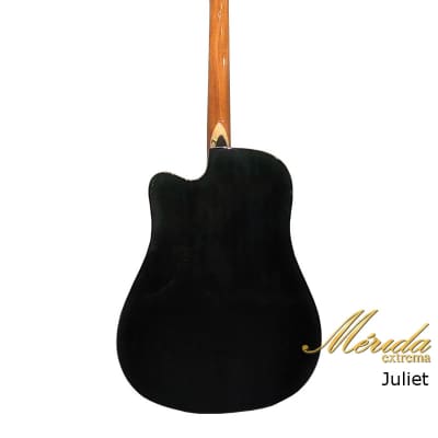Merida Extrema Juliet Solid Sitka Spruce & Sapele  dreadnought cutaway acoustic guitar image 3