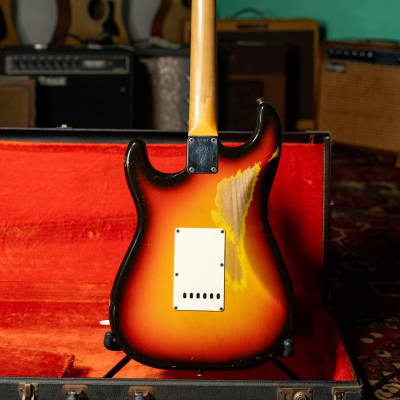 1965 Fender Stratocaster Sunburst Finish w/OHSC image 7