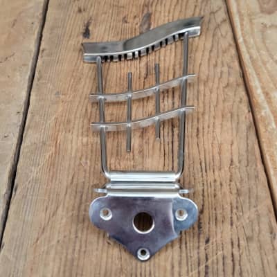 Hofner 1960s 12 String Guitar Trapeze Tailpiece - Nickel  Harmony H-75 H-77 image 1