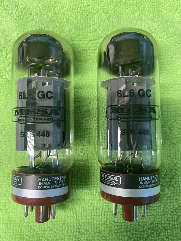 Mesa Boogie 6L6 GC STR 448 Tube Matched Pair image 1