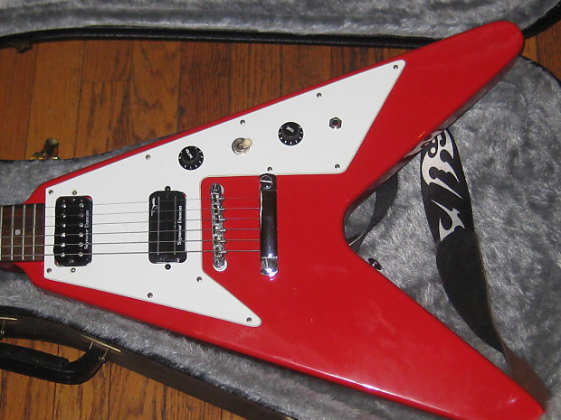 Epiphone/gibson Flying V Guitar Ferrari Red | Reverb Epiphone/gibson Flying V Guitar Ferrari Red | Reverb