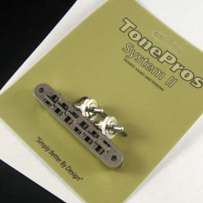 TonePros TP6-N Standard Metric Locking Tune-O-Matic Bridge with Small Posts