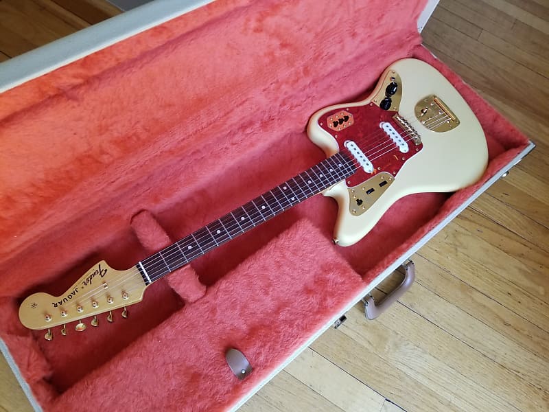Fender Jaguar MIJ 1994 Blonde Limited Edition w/ Gold | Reverb