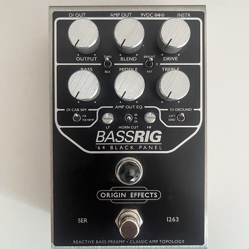 Origin Effects BASSRIG '64 Black Panel