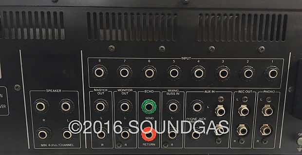 Roland PA-250 Analog Stereo Mixing Amplifier | smem
