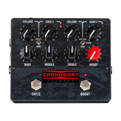 Laney IRONHEART IRF-LOUDPEDAL 2 Channel 60w Guitar Amp In A Pedal Form Factor The Perfect 60 Watt Fly Rig image 2