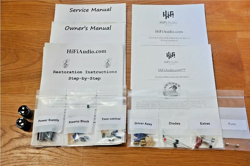 Scott LK60-B restoration kit filter capacitor repair rebuild fix  			