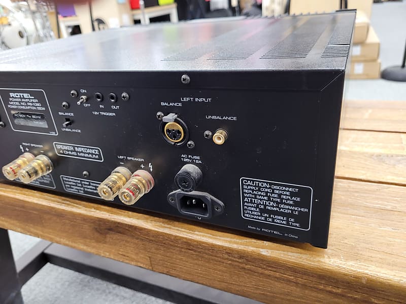 Rotel RB-1080 Stereo Power Amp Black | Reverb