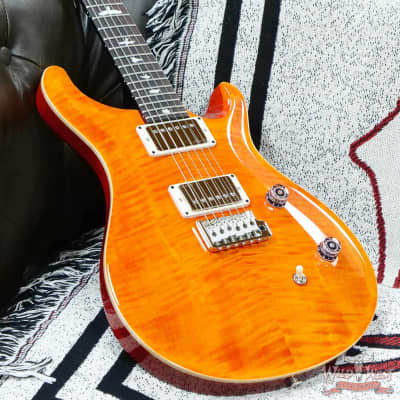 Paul Reed Smith PRS Wild West Guitars 2023 Special Run CE 24 Painted Black Neck 57/08 Pickups Orange image 6