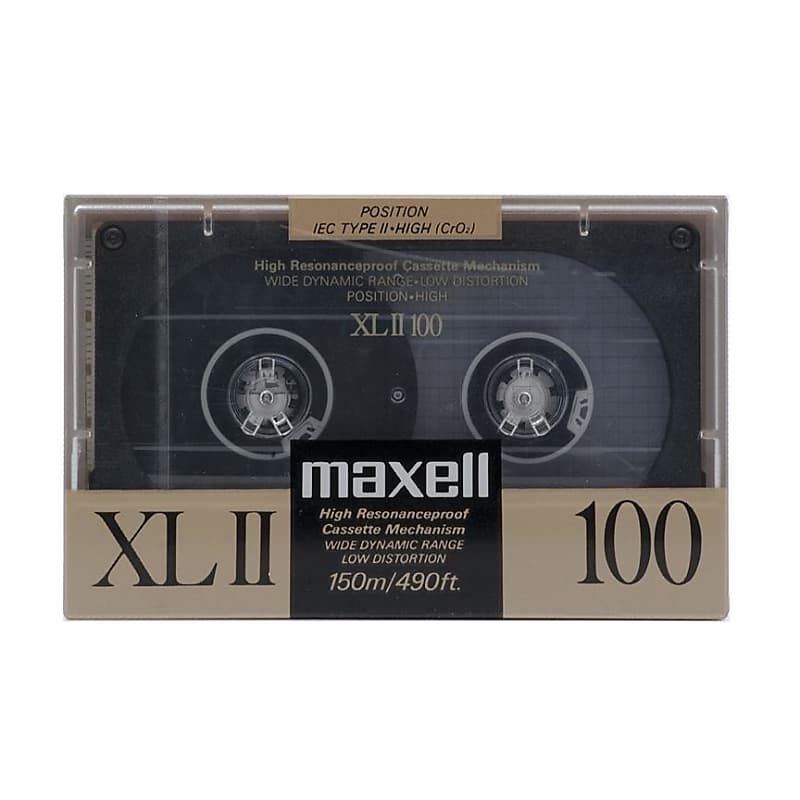 1988 Maxell XLII 100 Type II Cassette Tape - 4 pack