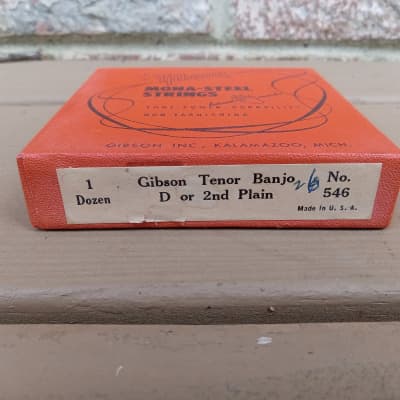 Vintage 1950's Gibson Mona-Steel String Box w/ Packets! Rare, Original Case Candy! image 2