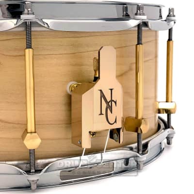 Noble & Cooley Solid Shell Classic Tulip Snare Drum 14x6 Natural Oil image 3