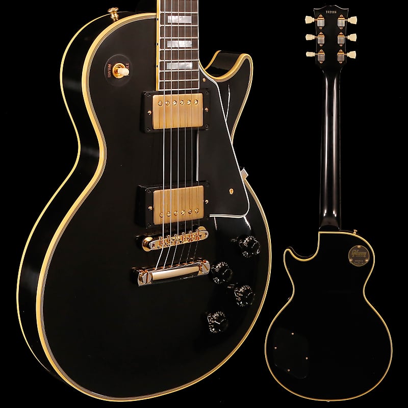 Gibson 1957 Les Paul Custom Reissue, 2 Pickup VOS, Ebony Finish 9lbs 5.4oz image 1