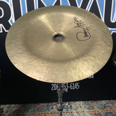 Wuhan Carmine Appice's 22" (21.5") China Cymbal, Autographed!! (#5) image 3