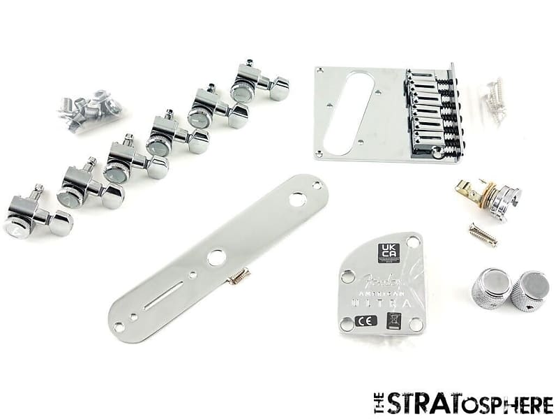 Fender American Ultra Tele CHROME HARDWARE SET Telecaster Reverb