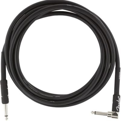 Fender Professional Guitar/Instrument Cable, Straight-Right Angle, 10' ft image 2