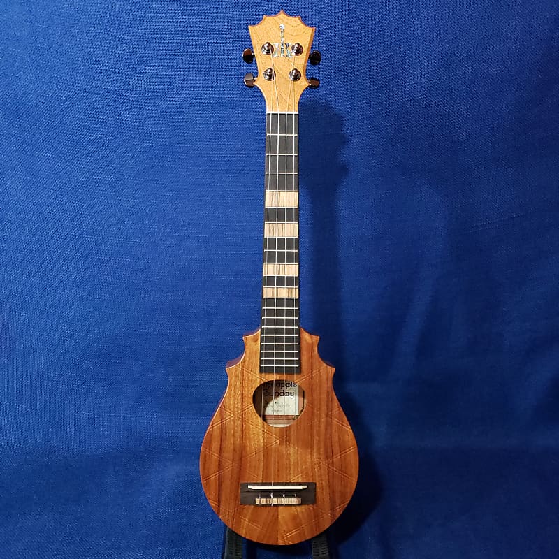 Mims Ukes: KoAloha Pineapple Sunday Tenor Scale Concert Blem Solid