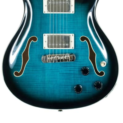 PRS SE Hollowbody II Piezo-Peacock Blue image 1