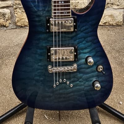 Dean Hardtail USA 5A Quilt Maple Top Midnight Blue 2006 + OHSC PRS