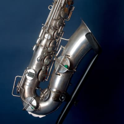 Buescher True Tone Alto Saxophone 1924 - Silver / Great Opportunity image 2