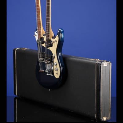 Mosrite Joe Maphis Model Double-Neck 6/12 String 1966 Ink Blue image 5
