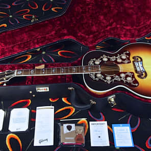 2014 Gibson SJ-200 Bob Dylan Custom Shop Players Edition Vintage Sunburst image 13