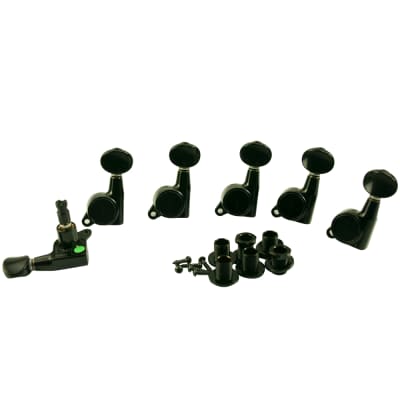 その他 GOTOH SGV510-L5-L3+R3-Cosmo Black GOTOH SGV510Z-L5 L3+R3 Guitar Tuners, Keys, 1:21 Ratio, 3x3