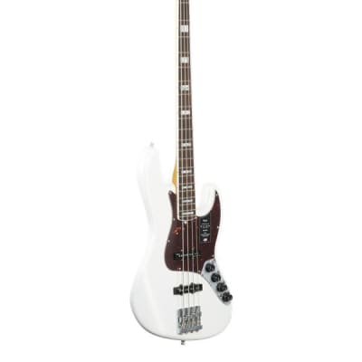 Fender American Ultra Jazz Bass Rosewood Fingerboard Arctic Pearl with Case image 8